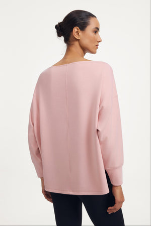 The Off-Duty Boatneck Top - Soft Blush