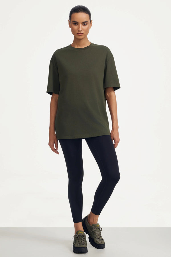 Oversized Classic Tee - Dark Olive Green