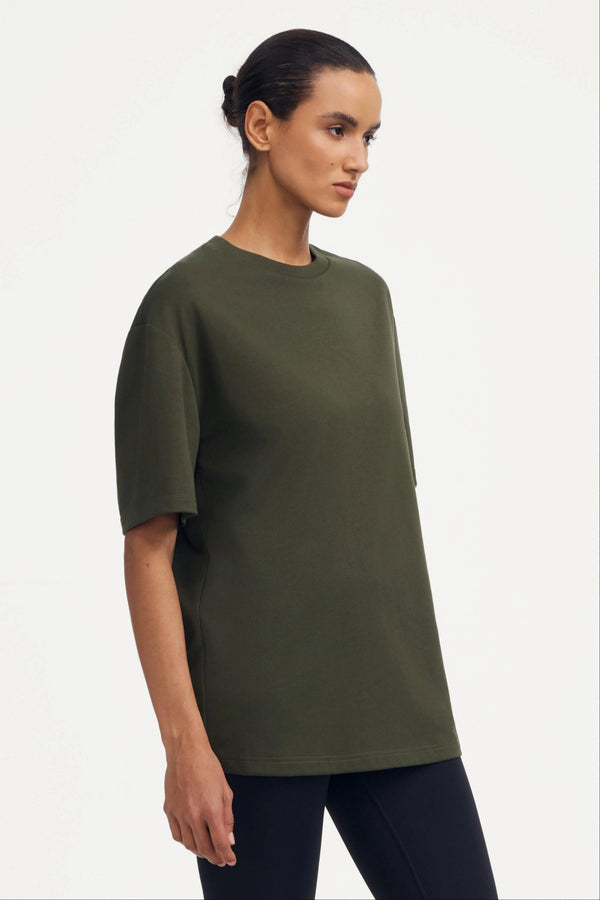 Oversized Classic Tee - Dark Olive Green