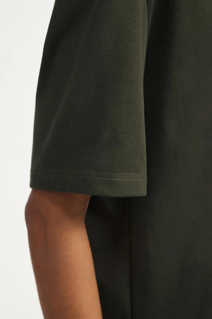 Oversized Classic Tee - Dark Olive Green