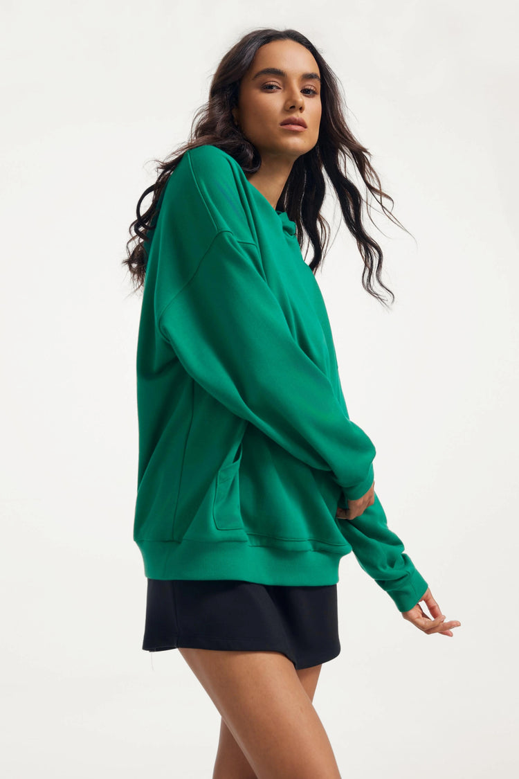 The Perfect Everyday Hoodie - Emerald Green