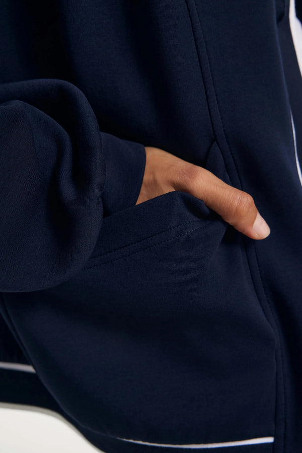 The Tailored Sports Cardigan - Midnight Navy