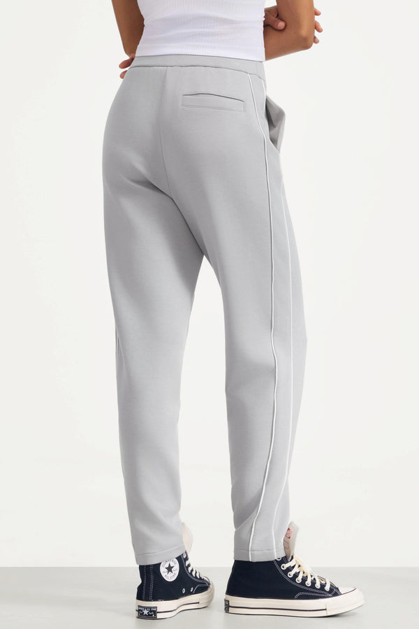 The Refined Track Pant - Soft Cloud Grey