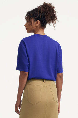 Oversized Classic Tee - Cobalt Blue