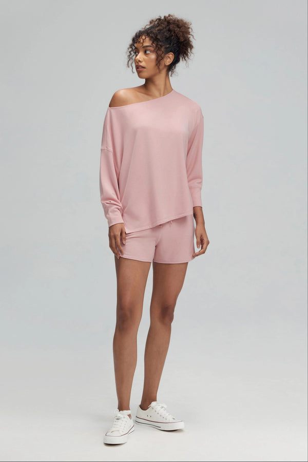 The Soft Lounge Short - Soft Blush