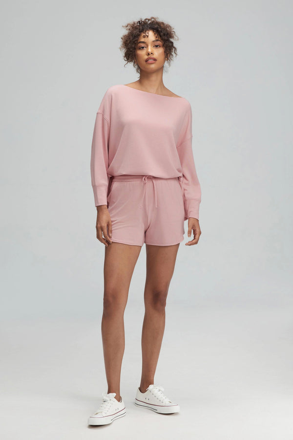 The Soft Lounge Short - Soft Blush