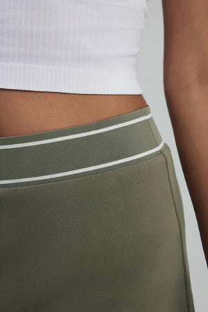 The Performance Skort - Olive Taupe
