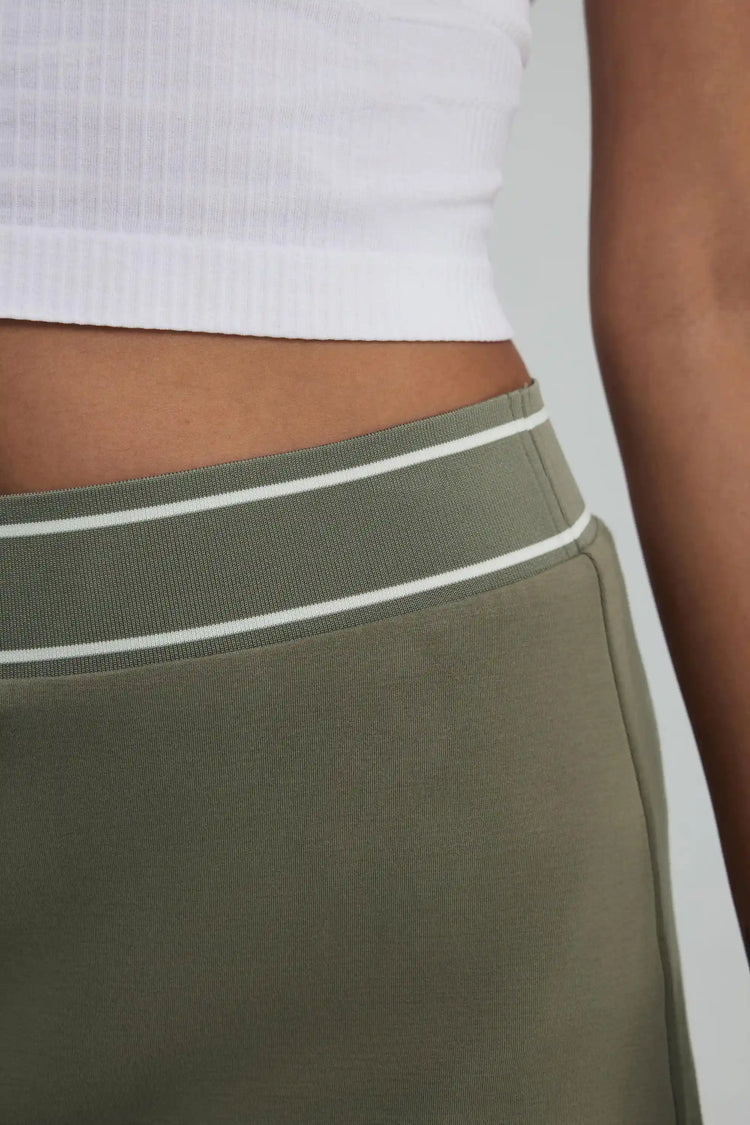 The Performance Skort - Olive Taupe