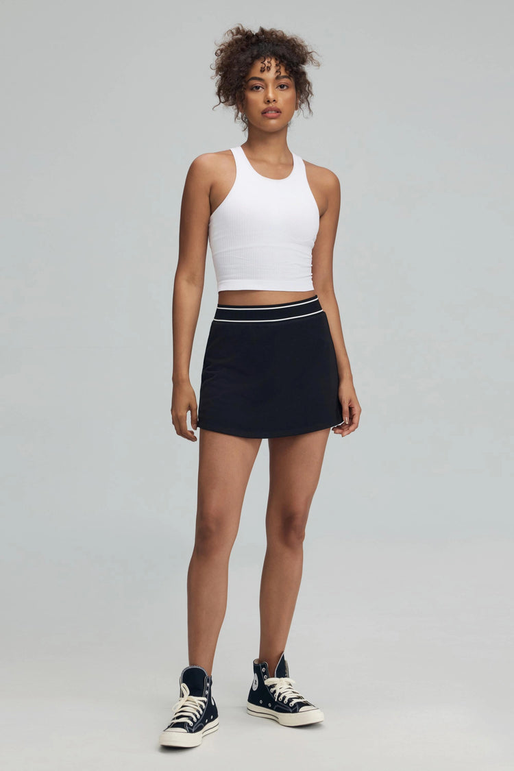 The Performance Skort - Midnight Black