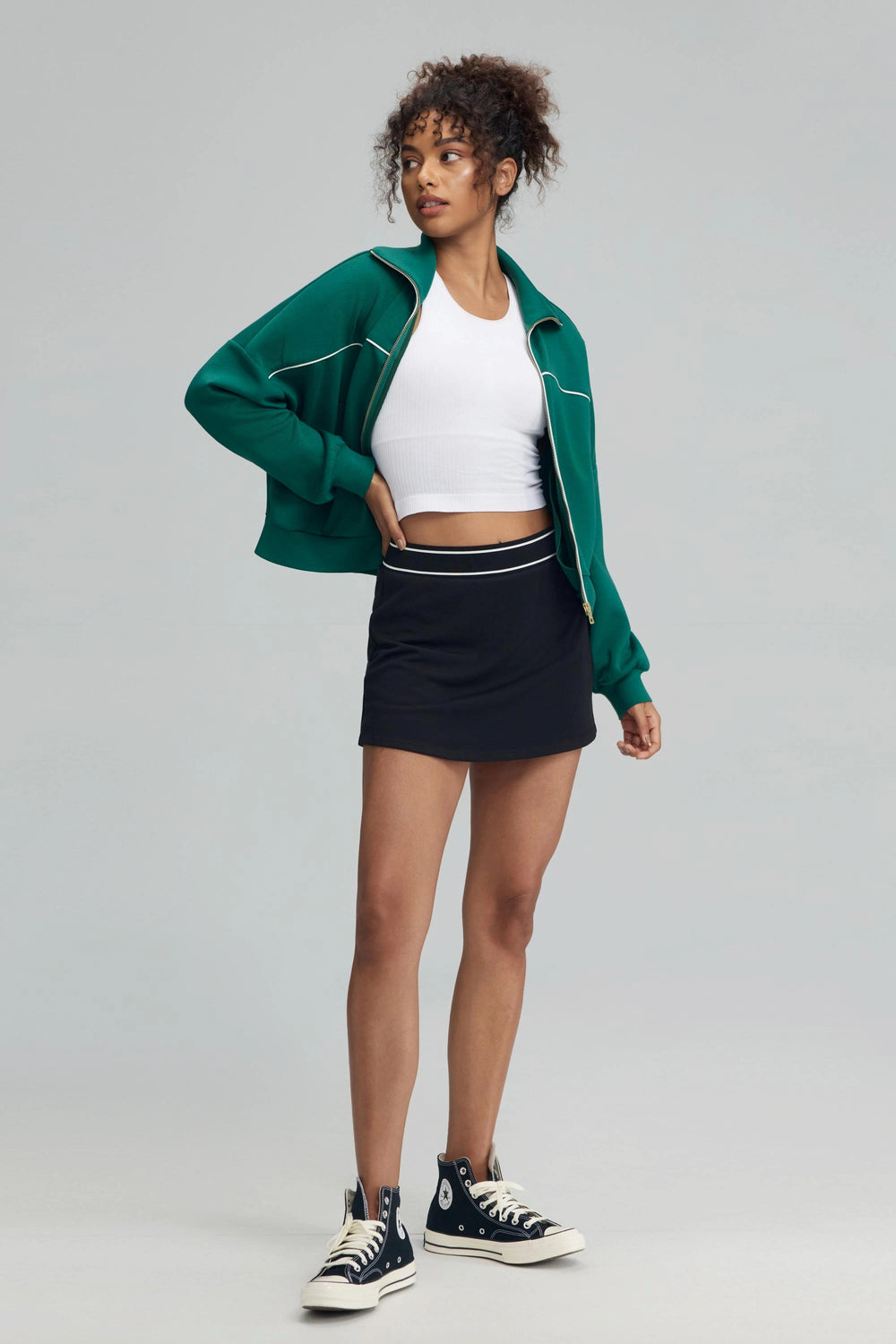 The Performance Skort - Midnight Black