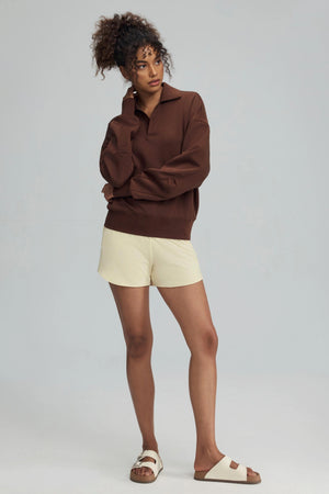 The Soft Lounge Short - Warm Ivory