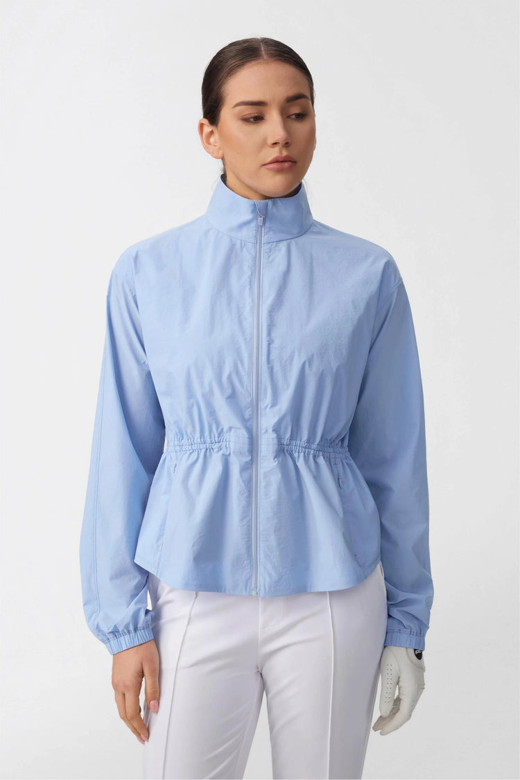 The Cinched Everyday Jacket - Powder Blue