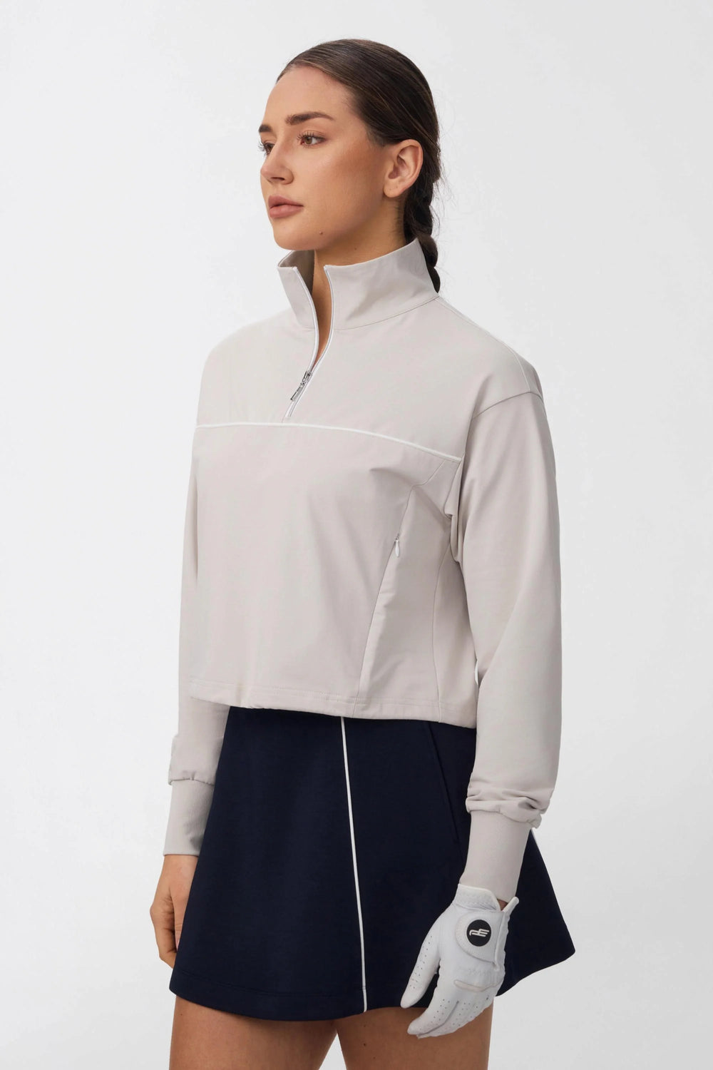 Modern Performance Half-Zip - Soft Taupe