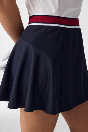 The Rally Pleated Skort - Midnight Navy