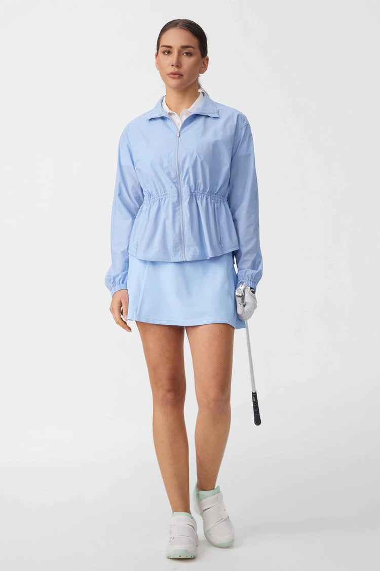 The Cinched Everyday Jacket - Powder Blue