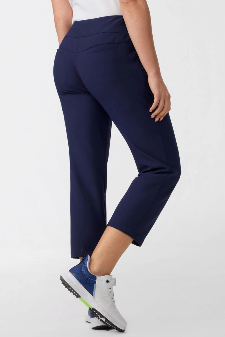 The Fairway Tailored Capri Pants - Midnight Navy