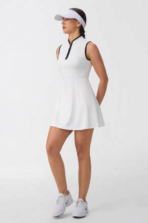 Women’s Performance Sleeveless Golf UPF 50+ Dress 35“ - White Ace