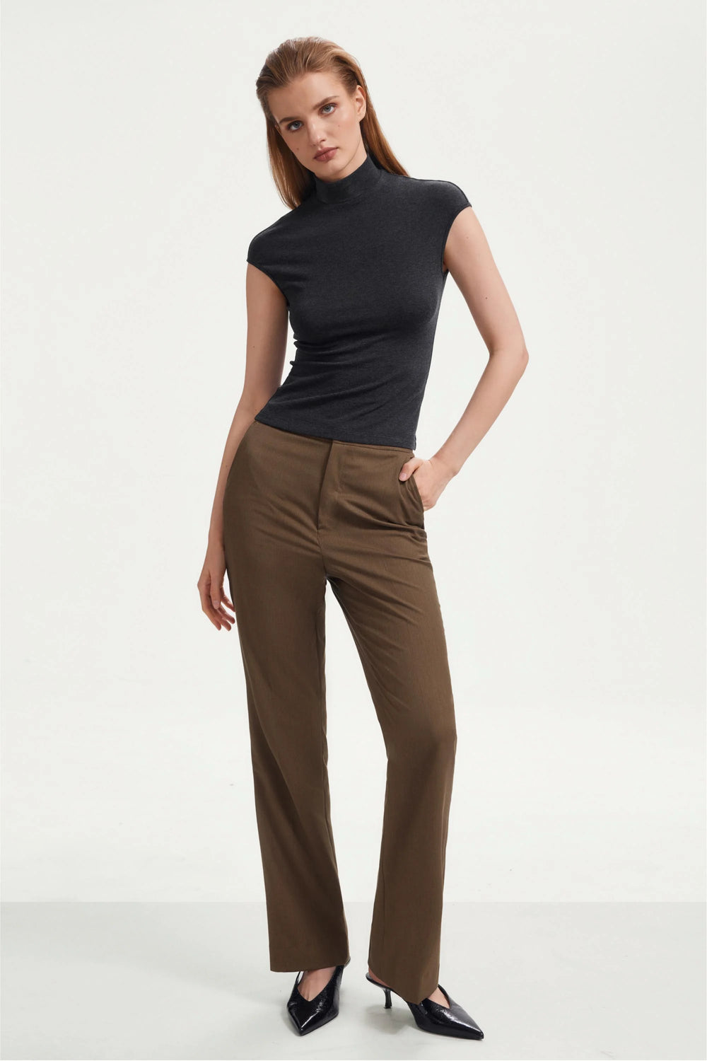 The Refined Tailored Flare Pant