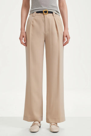 The Soft Pleated Wide-Leg Pant