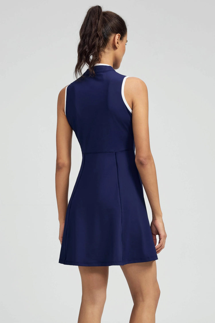 Women’s Performance Sleeveless Golf UPF 50+ Dress 35“ - Midnight Swing