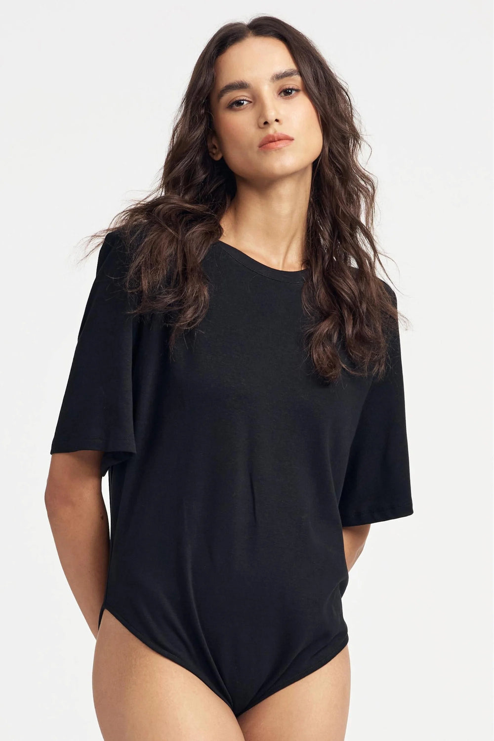 Women’s Essential Tee Bodysuit - Black