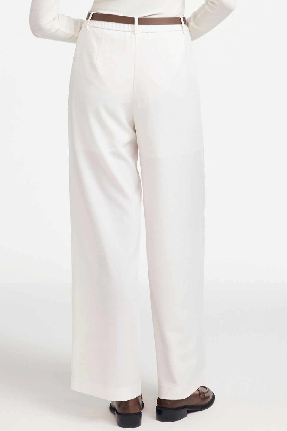 Women’s Flow Tailored Trousers - Ivory White