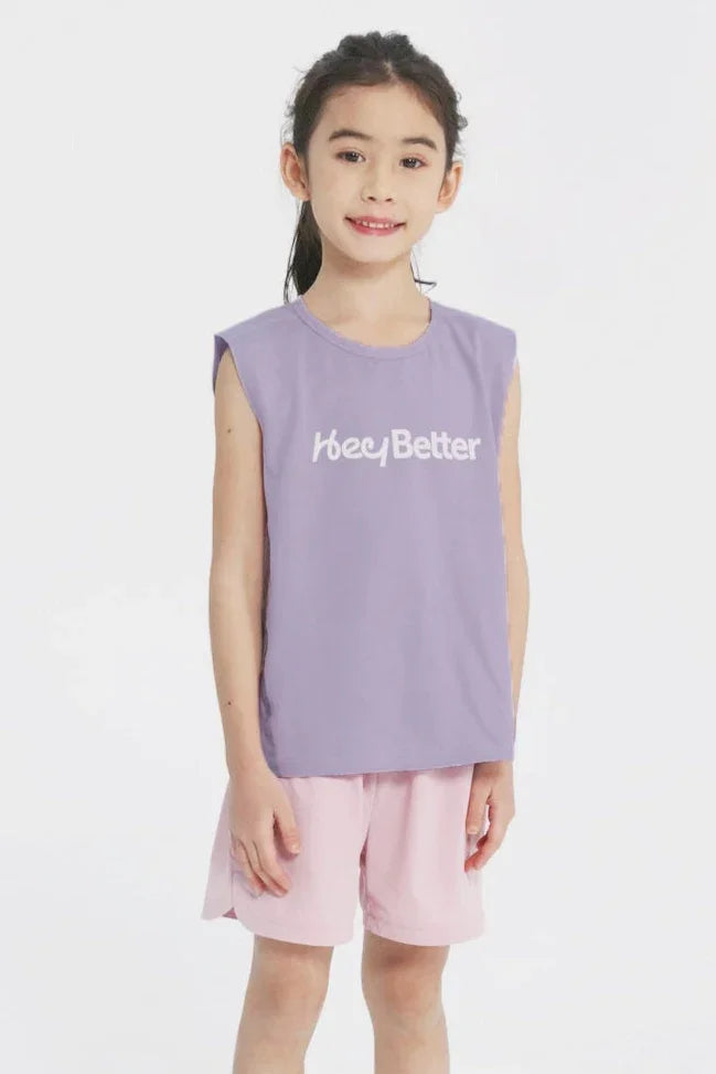 HeyBetter Antibacterial Performance Tanks Girls - FAMILYWEAR