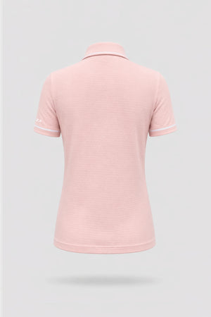 The Sculpt Golf Polo - Pink