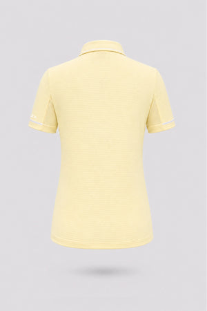 The Sculpt Golf Polo - Yellow