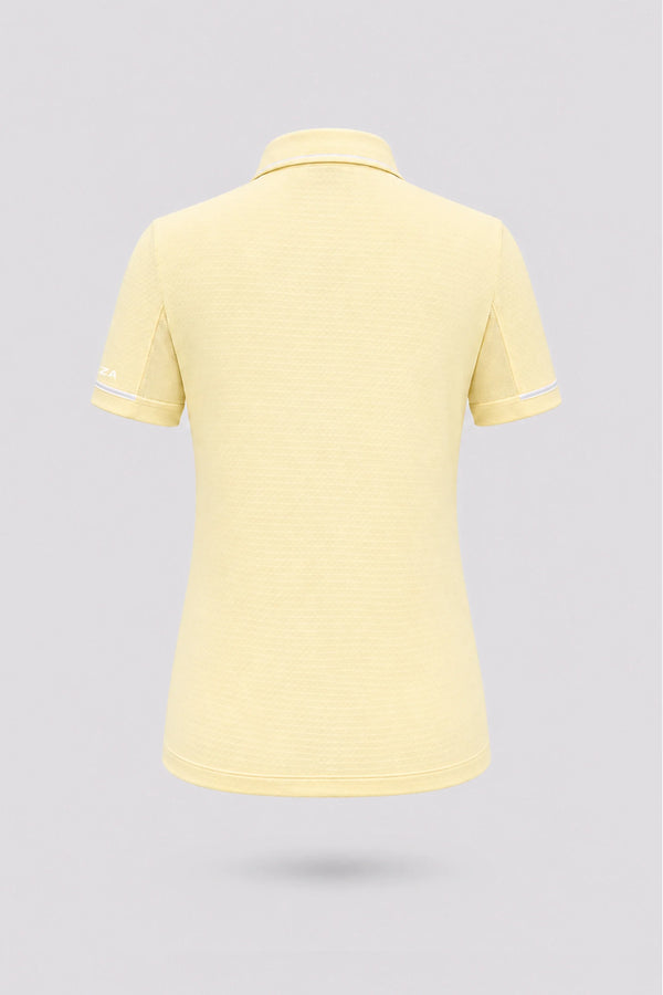 The Sculpt Golf Polo - Yellow